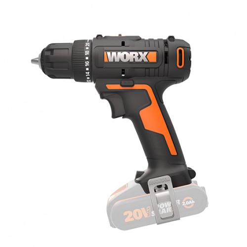 Worx WX100.9 - Taladro atornillador 20V (S/bat)